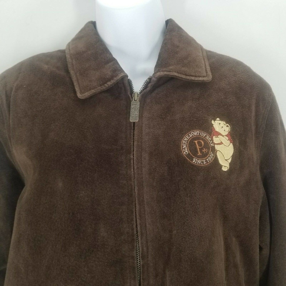 Vintage Disney Store Winnie The Pooh Suede Jacket - image 4